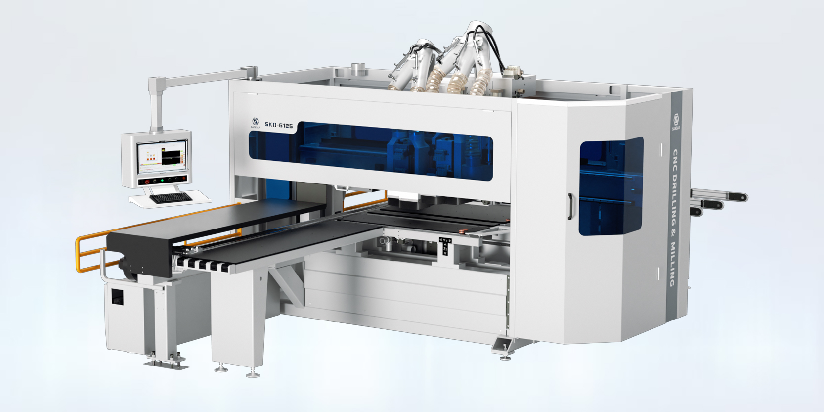 SKD-6125LGE8 智能木工鉆銑加工中心（多功能鉆銑） 